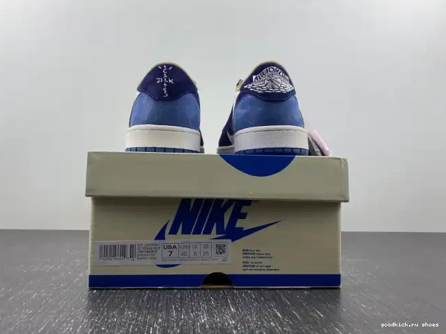 Cheap DM7866-808 TRAVIS CUSTOM JORDAN 1 X AIR SCOTT 0427